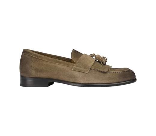 DOUCAL'S MOCASSINO TASSEL NAPPA E FRANGIA