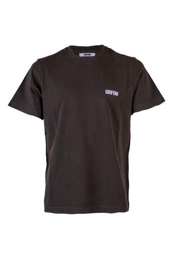 GRIFONI T-SHIRT GIROCOLLO JERSEY PESANTE
