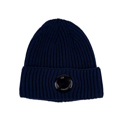 C.P. COMPANY EXTRAFINE MERINO WOOL LENS BEANIE