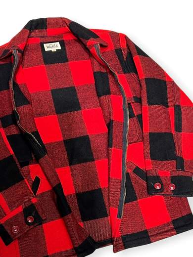 WOOLRICH GIACCA TARTAN TASCHE