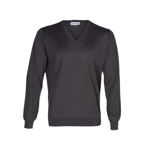 KANGRA PULLOVER RASATO SCOLLO A V MANICA LUNGA