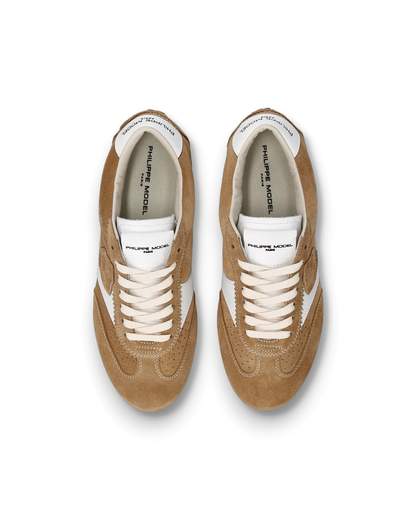 PHILIPPE MODEL SNEAKERS PLANCHE LOW WOMAN DAIM