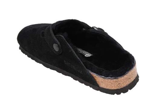BIRKENSTOCK SLIPPER BOSTON SHEARLING SUEDE LEATHER