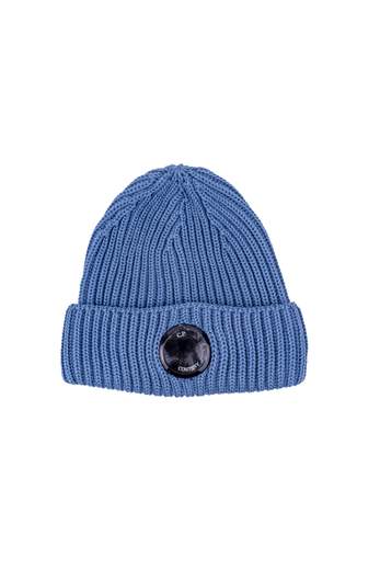 C.P. COMPANY EXTRAFINE MERINO WOOL LENS BEANIE