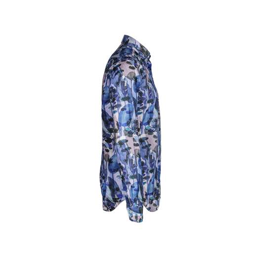 XACUS CAMICIA FANTASIA FLOREALE TAILOR FIT