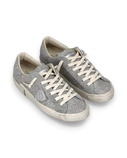 PHILIPPE MODEL SNEAKERS PRSX LOW WOMAN GLITTER