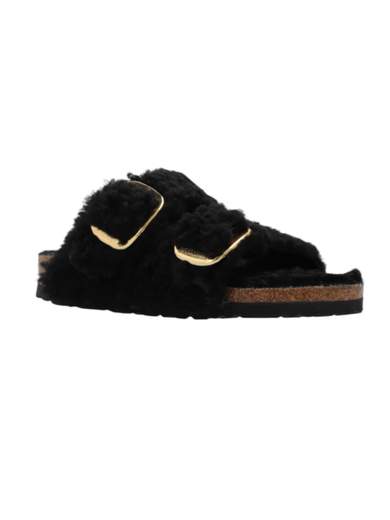 BIRKENSTOCK ARIZONA BIG BUCKLE SHEARLING TEDDY