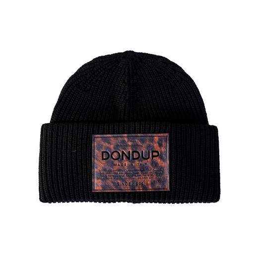 DONDUP CAPPELLO CON LOGO ANIMALIER