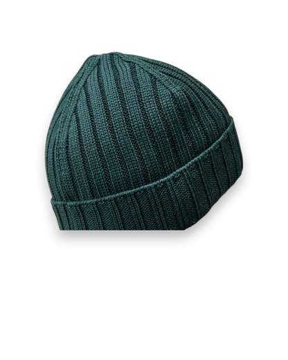 C.P. COMPANY EXTRAFINE MERINO WOOL LOGO BEANIE