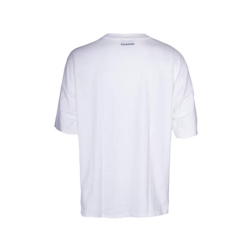 LANEUS T-SHIRT CON RICAMO GIROCOLLO