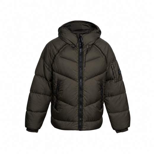 C.P. COMPANY OUTWEAR MEDIUM JACKET IN DOWN SHIELD