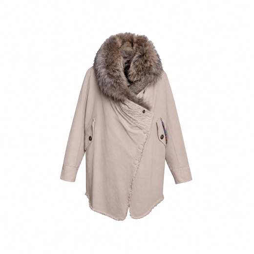 BAZAR DELUXE PARKA CORTO CON PELLICCIA
