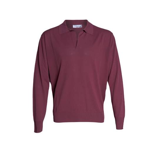 ROBERTO COLLINA POLO M/L IN FILO