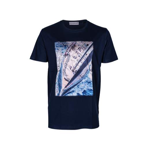 BASTILLE T-SHIRT STAMPA SETA
