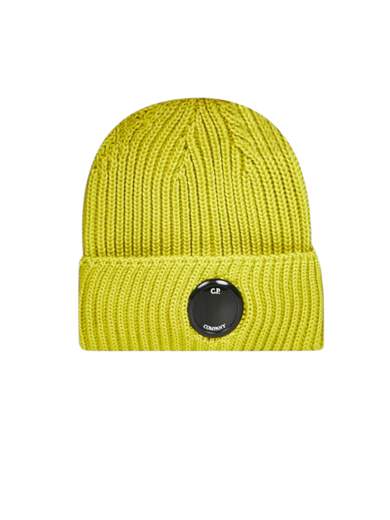 C.P. COMPANY EXTRAFINE MERINO WOOL LENS BEANIE