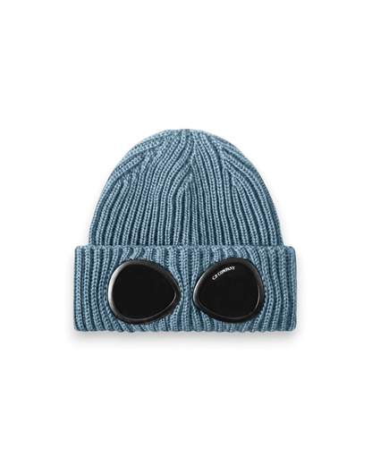 C.P. COMPANY EXTRAFINE MERINO WOOL GOGGLE BEANIE