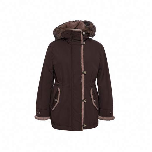 VIOLANTI PARKA IN ECO PELLICCIA
