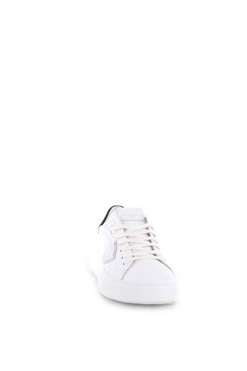 PHILIPPE MODEL SNEAKERS TEMPLE VEAU BLANC NOIR