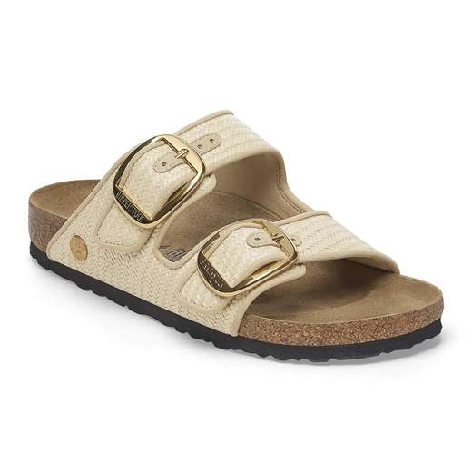BIRKENSTOCK ARIZONA BIG BUCKLE RAFFIA