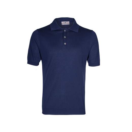 IRISH CRONE POLO IN FILO COLLETTO OPERATO