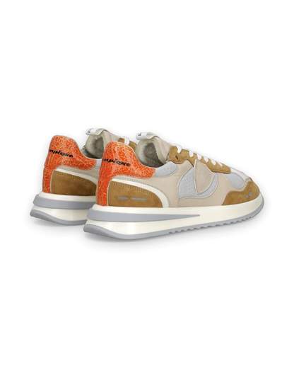 PHILIPPE MODEL SNEAKERS OLIMPIQUE LOW MAN TECH CRACKLE'
