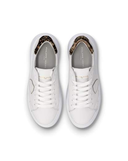 PHILIPPE MODEL SNEAKERS TEMPLE LOW ANIMALIER LEO