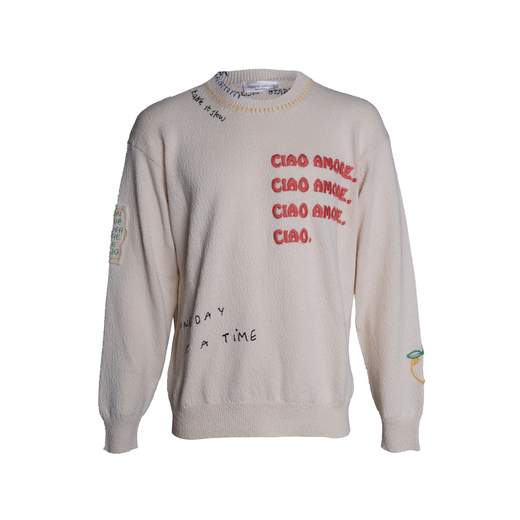 ROBERTO COLLINA MAGLIA GIROCOLLO "CIAO AMORE" M