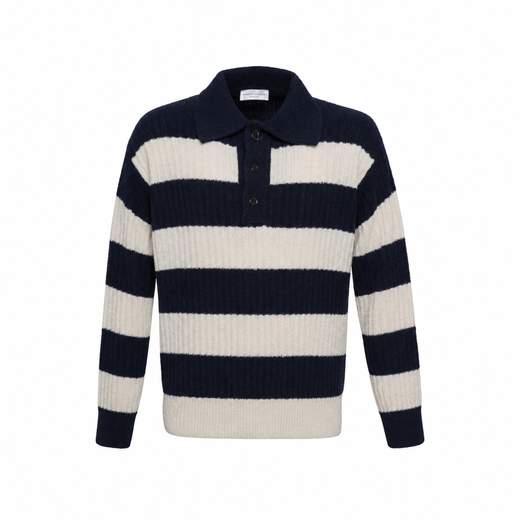 ROBERTO COLLINA POLO RIGATA M/L