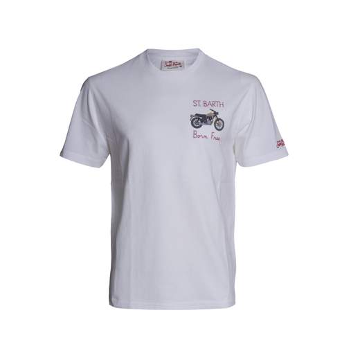 MC2 SAINT BARTH T-SHIRT RICAMI PORTOFINO