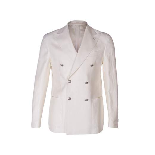 L.B.M 1911 BLAZER DOPPIOPETTO LINO E COTONE