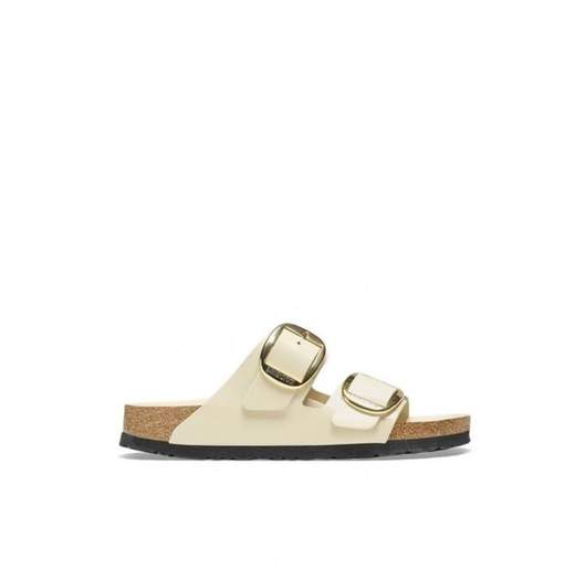 BIRKENSTOCK ARIZONA BIG BUCKLE HIGH SHINE ECRU