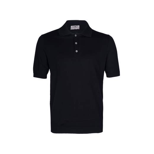 IRISH CRONE POLO IN FILO COLLETTO OPERATO