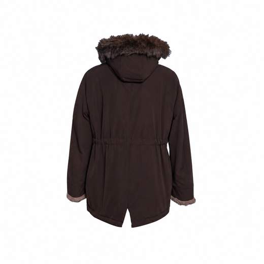 VIOLANTI PARKA IN ECO PELLICCIA