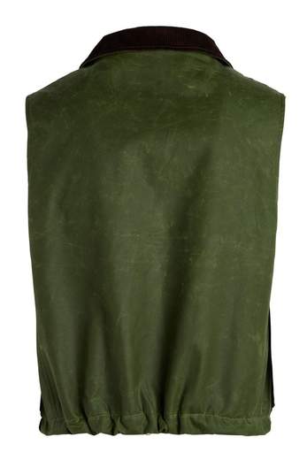 MANIFATTURA CECCARELLI LINED ALLIGATOR VEST