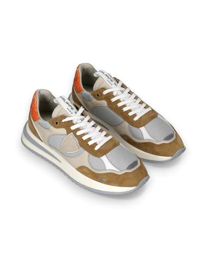 PHILIPPE MODEL SNEAKERS OLIMPIQUE LOW MAN TECH CRACKLE'