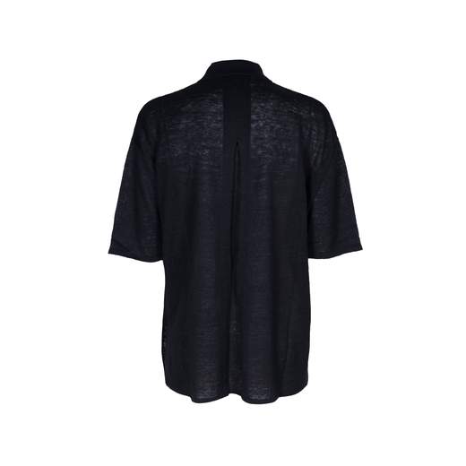 KANGRA CAMICIA IN LINO MANICA CORTA