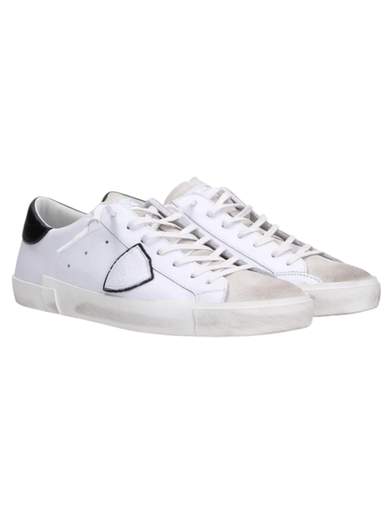 PHILIPPE MODEL SNEAKERS PRSX LOW MAN BASIC BLANC NOIR