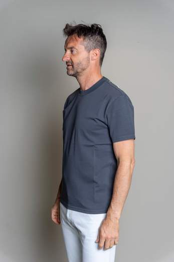 GRIFONI T-SHIRT GIROCOLLO JERSEY PESANTE