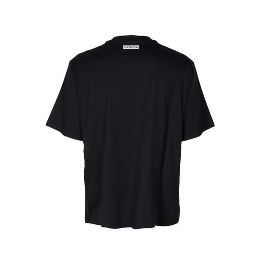 LANEUS T-SHIRT CON RICAMO GIROCOLLO