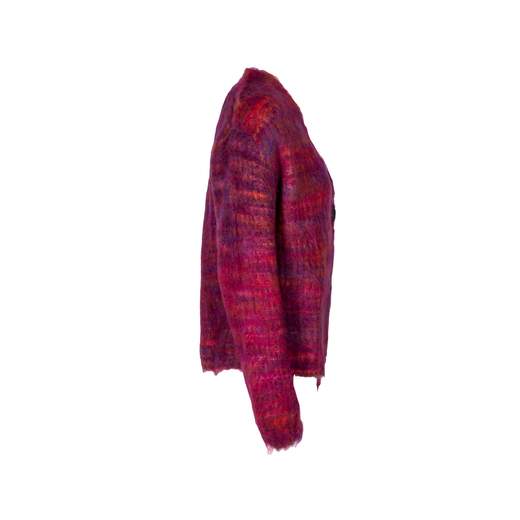 ROBERTO COLLINA CARDIGAN MELANGE