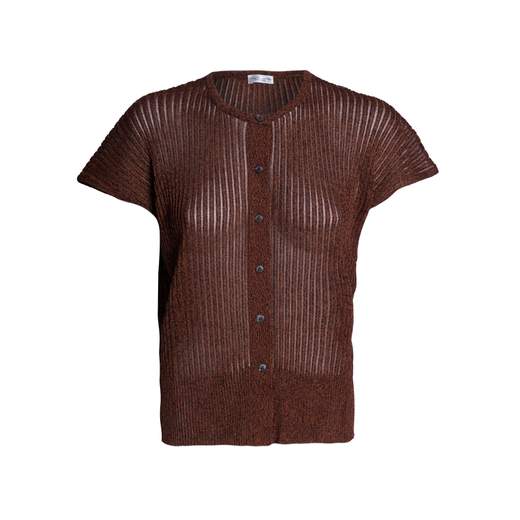 ROBERTO COLLINA CARDIGAN LAME' M/C