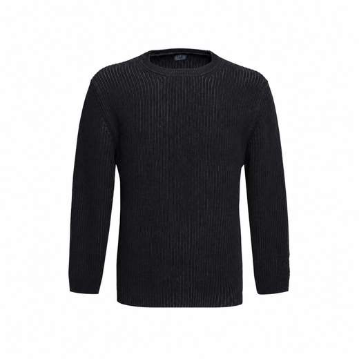C.P. COMPANY KNITWEAR CREW NECK IN COTTON CHENILLE