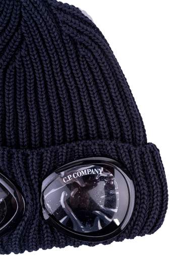 C.P. COMPANY EXTRAFINE MERINO WOOL GOGGLE BEANIE