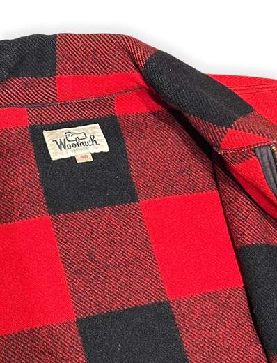 WOOLRICH GIACCA TARTAN TASCHE