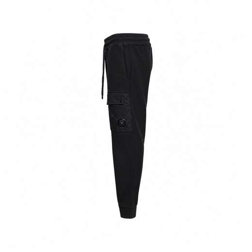 C.P. COMPANY BRUSHED EMERIZED DIAGONAL FLEECE CARGO PANTS