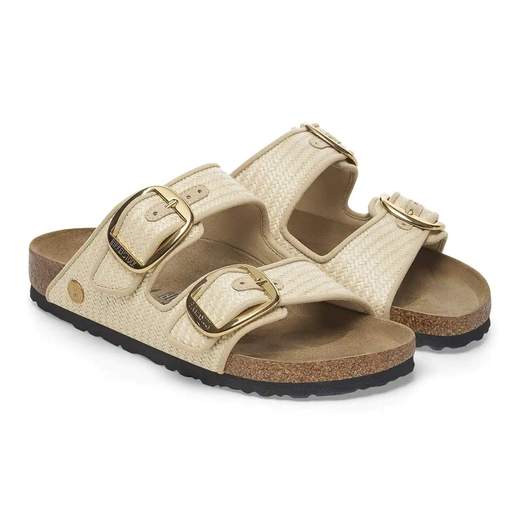 BIRKENSTOCK ARIZONA BIG BUCKLE RAFFIA