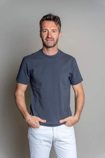 GRIFONI T-SHIRT GIROCOLLO JERSEY PESANTE