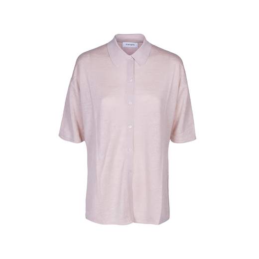 KANGRA CAMICIA IN LINO MANICA CORTA