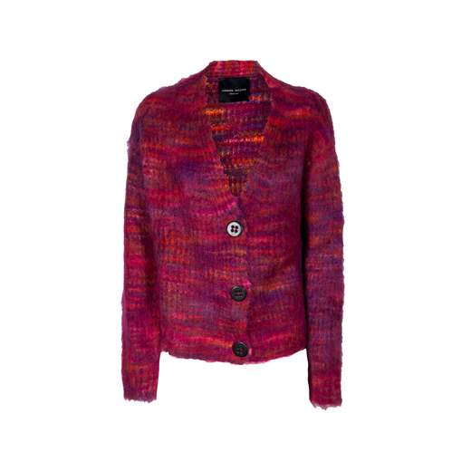 ROBERTO COLLINA CARDIGAN MELANGE