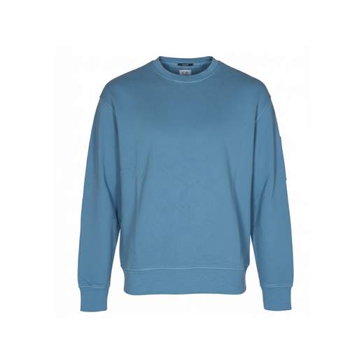 C.P. COMPANY SWEATSHIRTS CREW NECK BRUSHED EMERIZED DIAGONAL FLEECE
